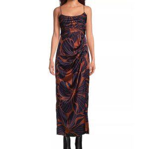 Hutch Luxe Gown in Copper Plumeria Size 20W